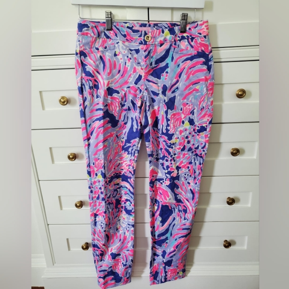 Euc Lilly pulitzer Kelly ankle pants size 2